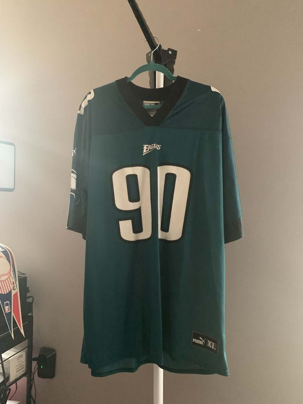 Vintage Philadelphia Eagles Corey Simon #90 Puma NFL Jersey Size XL